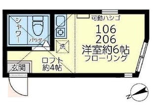 ユナイト大口トリチェリの物件間取画像